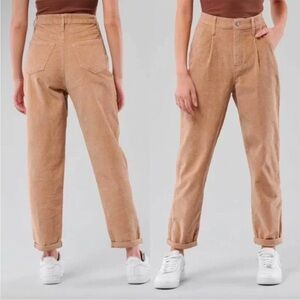 Hollister Ultra High-Rise Corduroy Pants in Tan